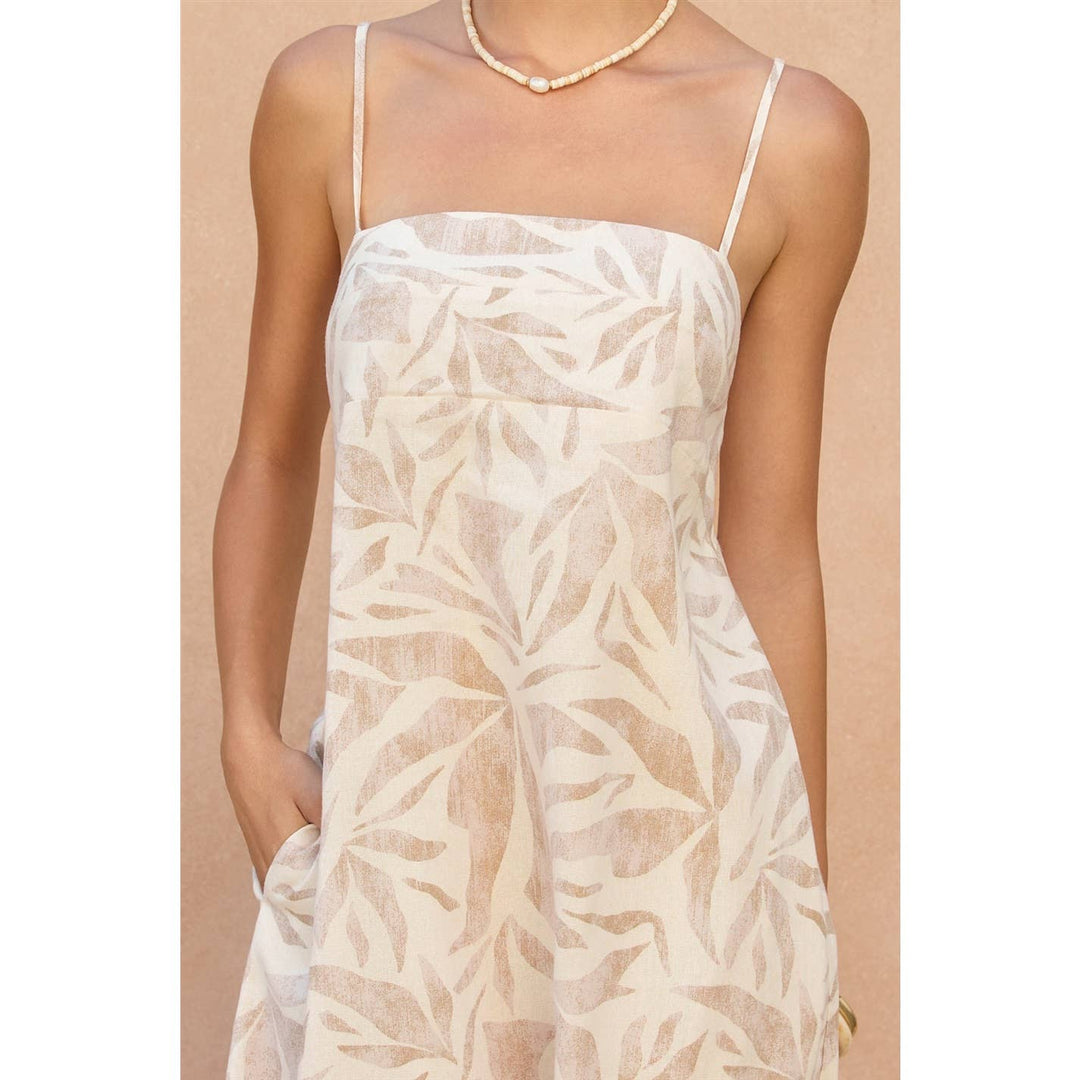 Driftwood Dreams A Line Mini Dress