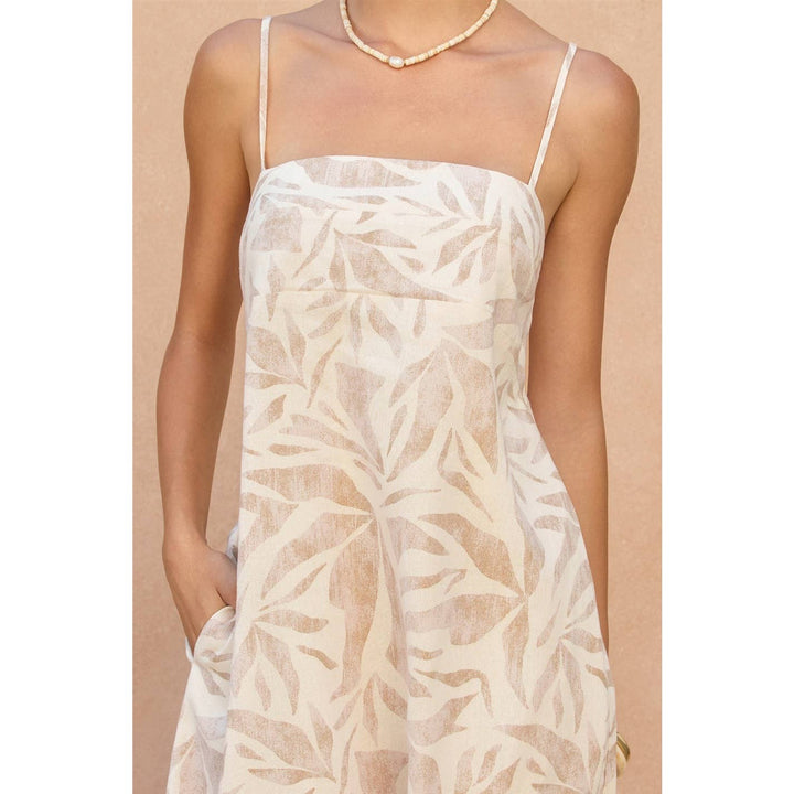 Driftwood Dreams A Line Mini Dress