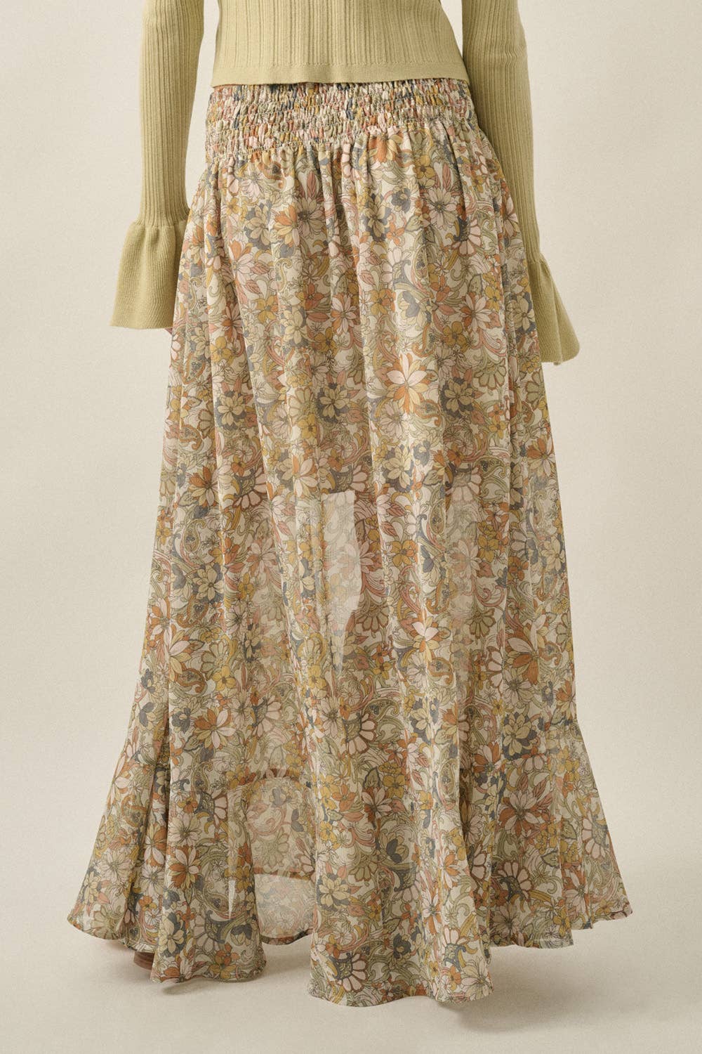 Flora Floral Maxi Skirt