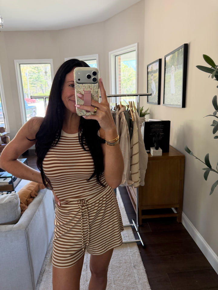 Alexys Stripe Lounge Set