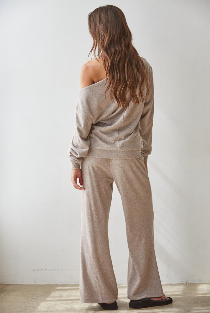 Torrie Boat Neck Knit Top