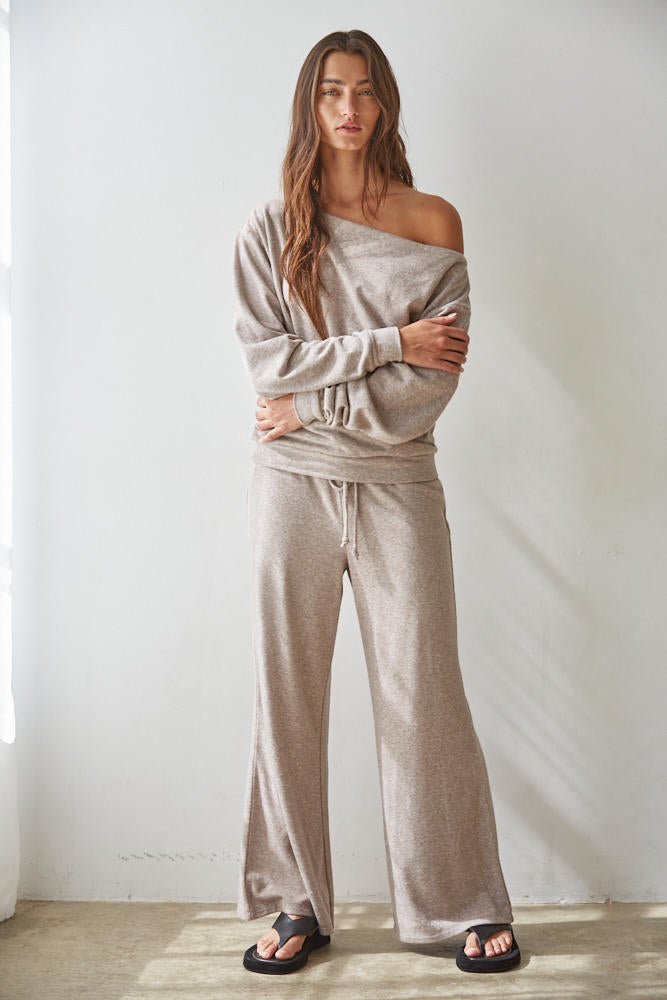 Torrie Boat Neck Knit Top