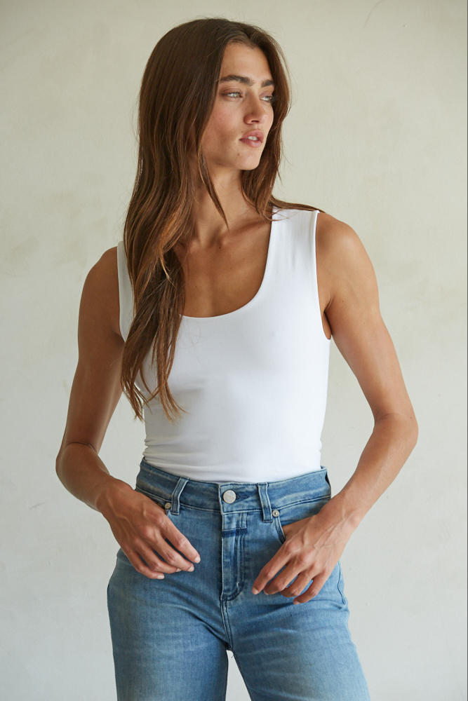 Double Layered Seamless Tank Top