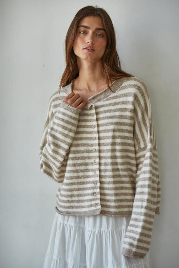 Everly Stripe Cardigan