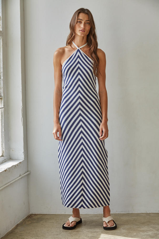 Noa Striped Maxi Dress