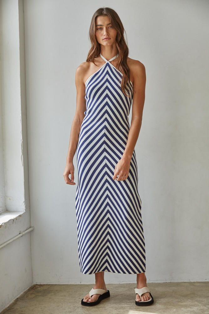Noa Striped Maxi Dress