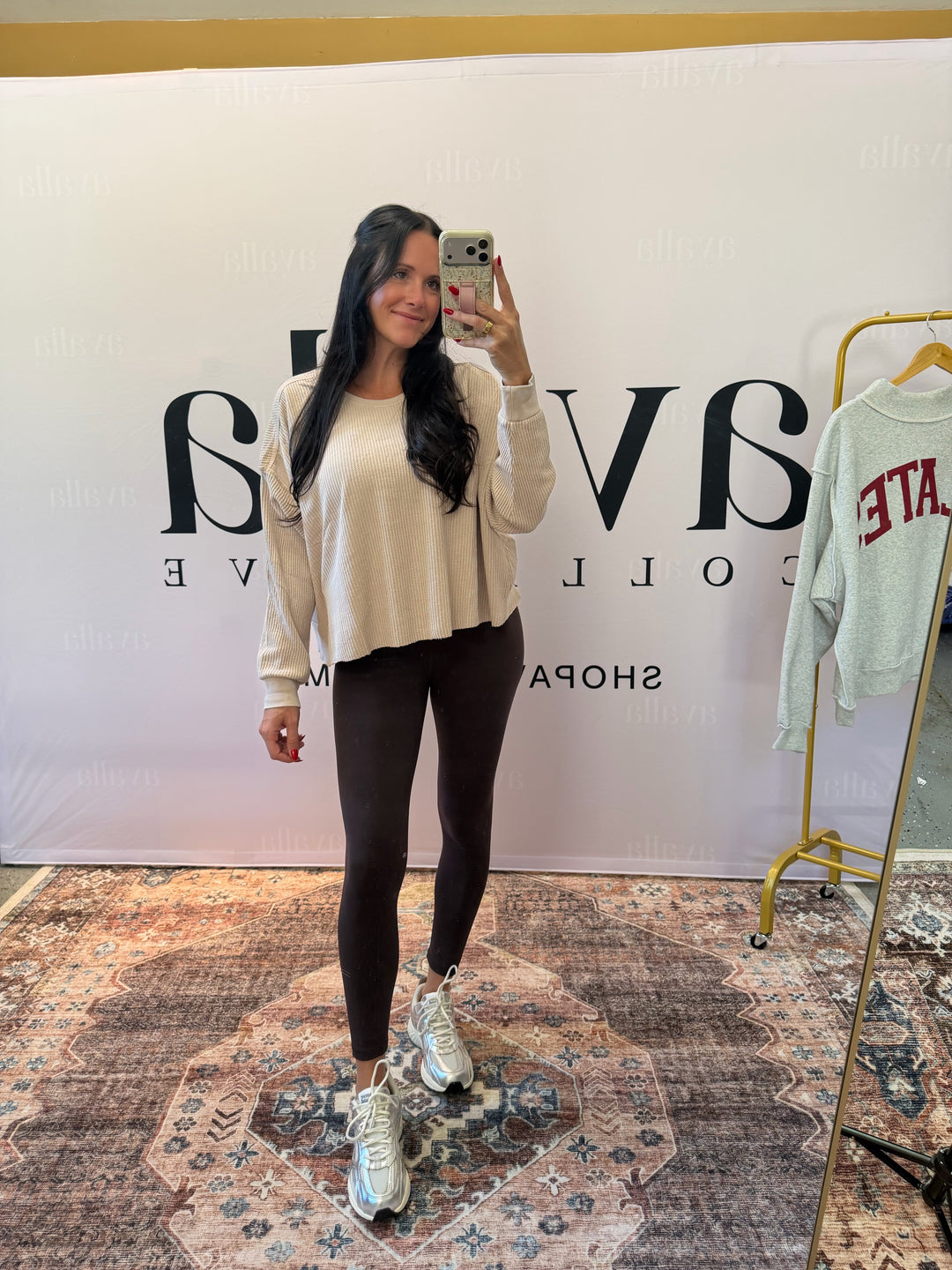 After Class Twist Back Sweatshirt