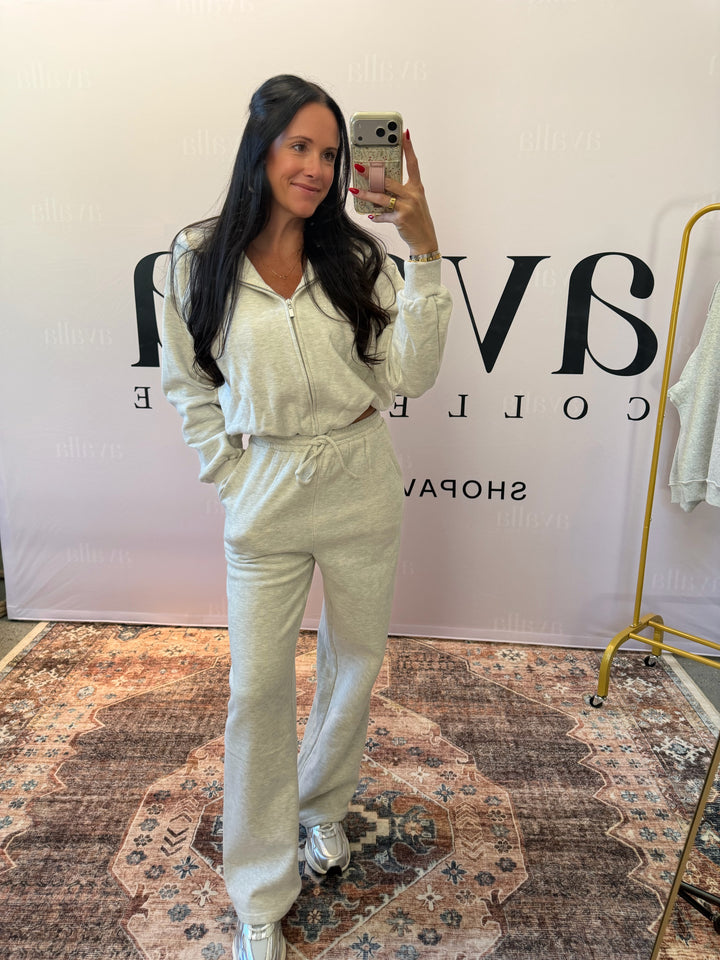 Sunday Reset Wide Leg Drawstring Sweatpants