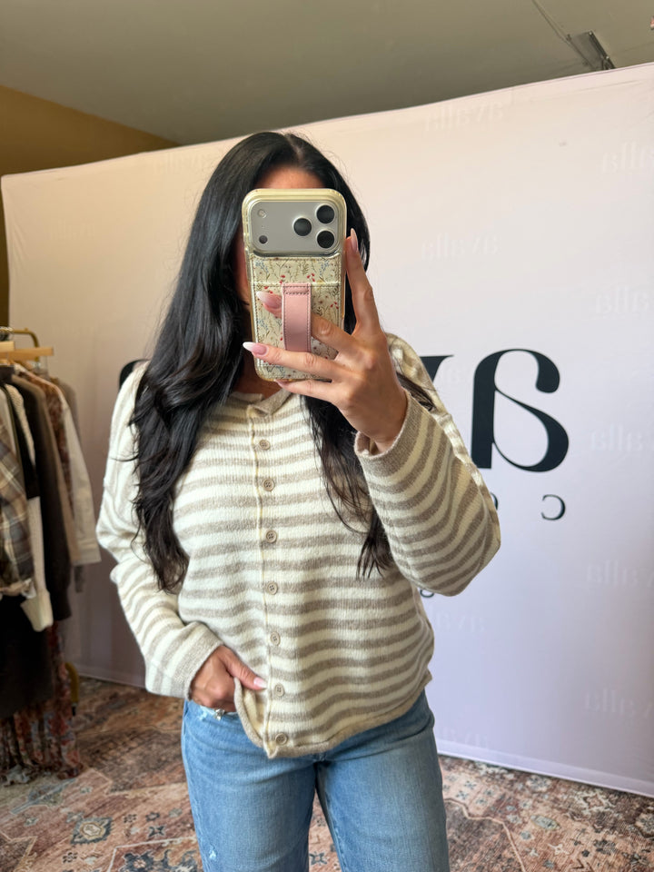 Everly Stripe Cardigan
