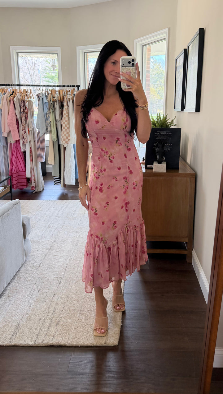 Rosalie Floral Midi Dress