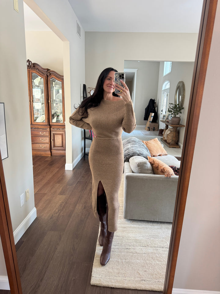 Aria One-Shoulder Midi