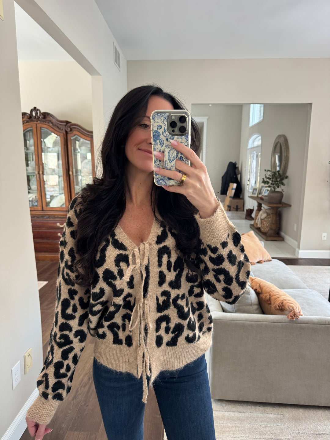 Selva Tie Front Cardigan