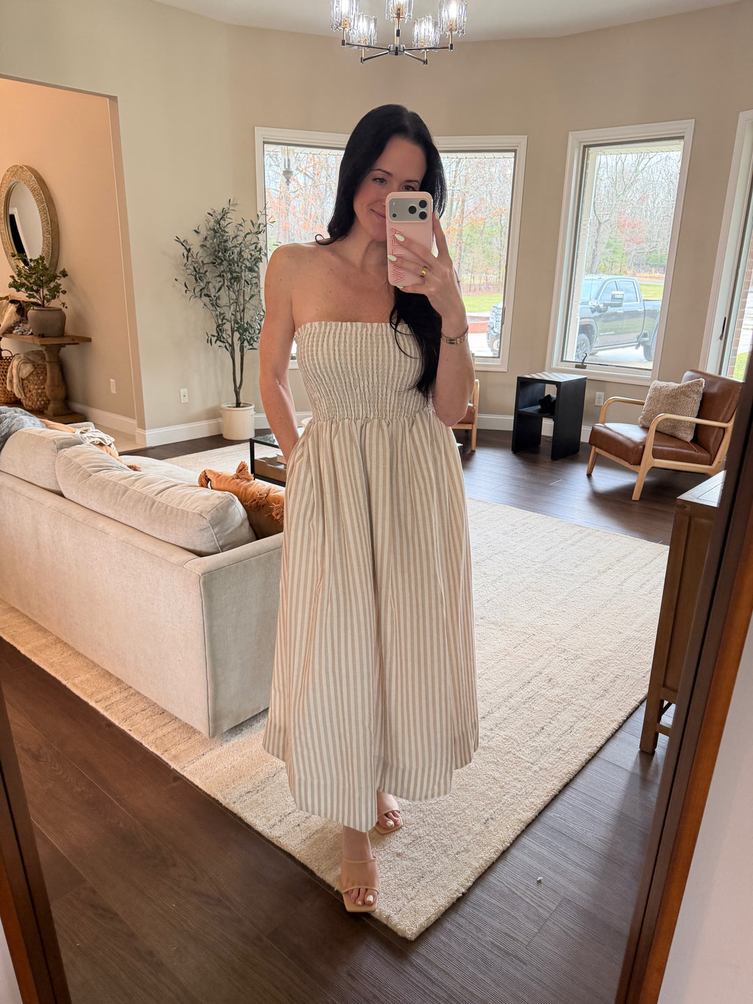 Mila Smock Maxi Dress