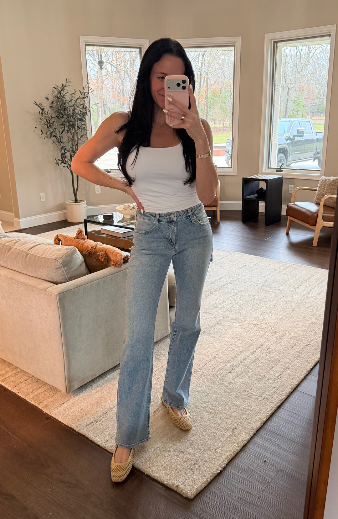 Just Black Low-Rise Vintage Bootcut