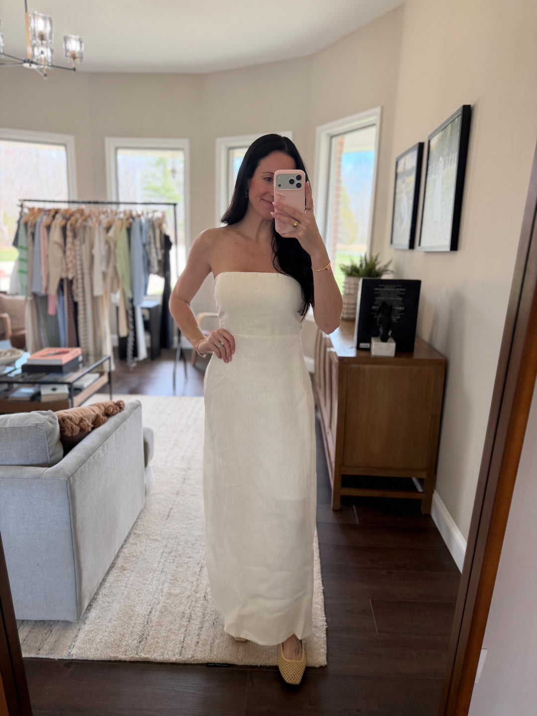 Portofino Linen Maxi Dress