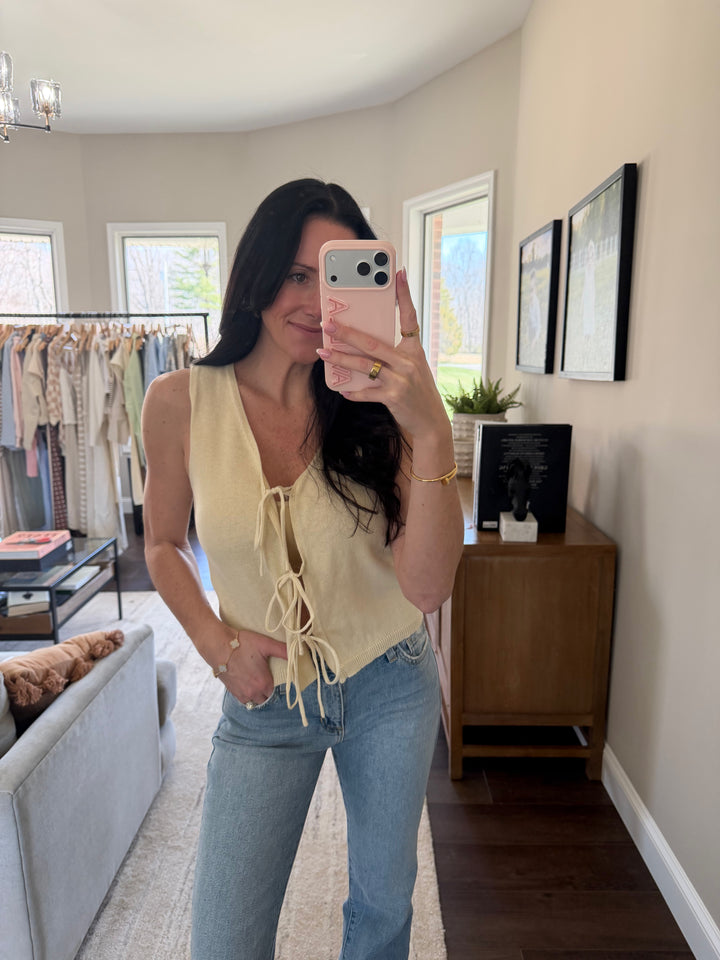Kaira Tie Front Vest