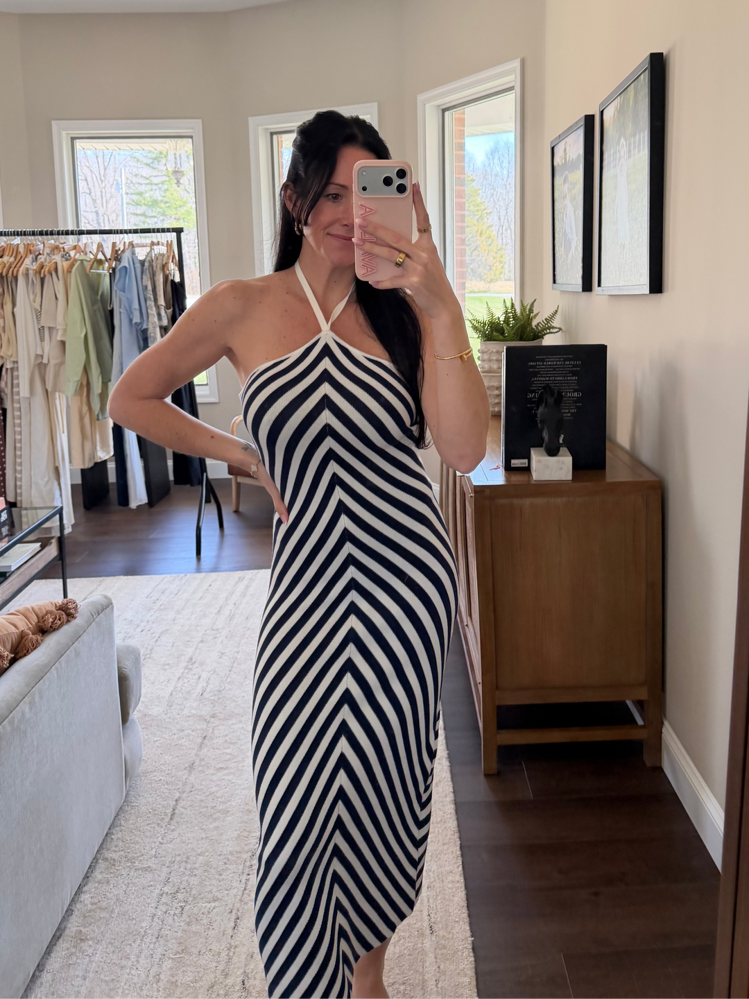Noa Striped Maxi Dress