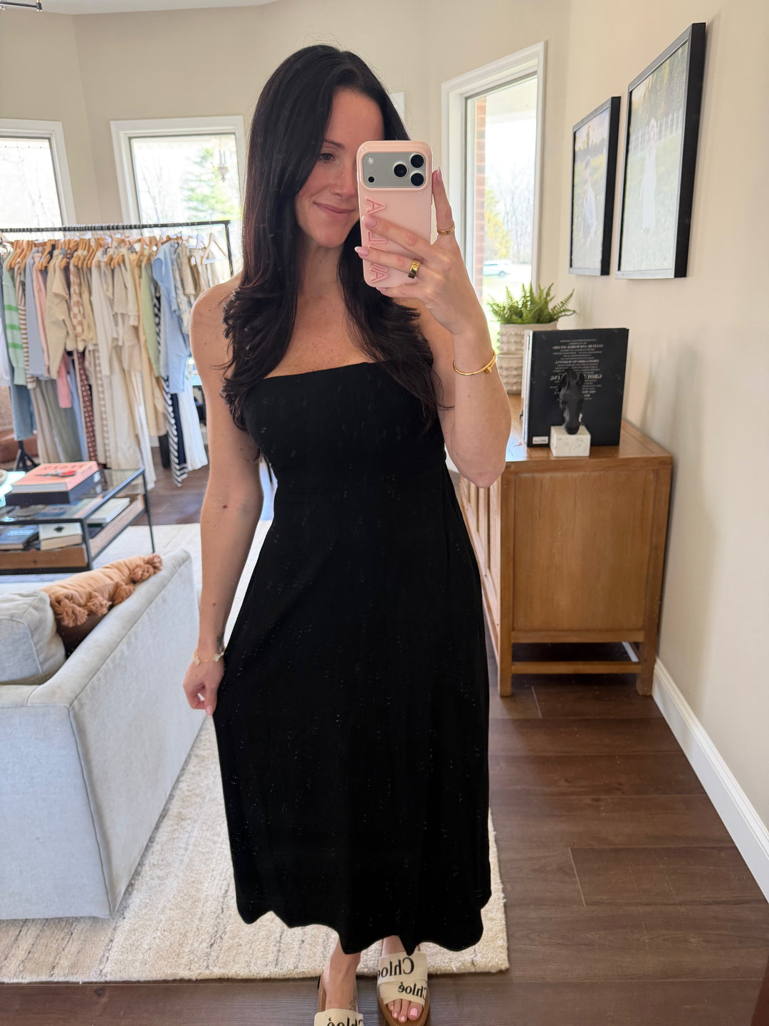 Martina Linen Midi Dress