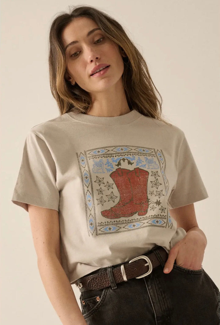 Vintage Boots Graphic Tee
