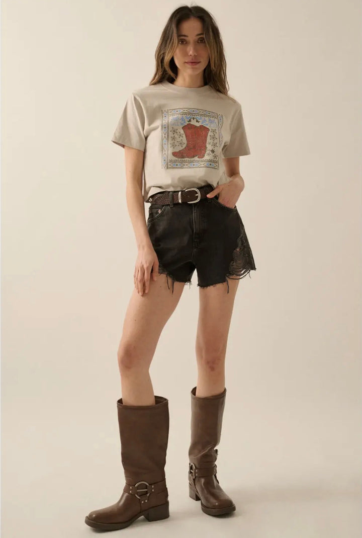 Vintage Boots Graphic Tee