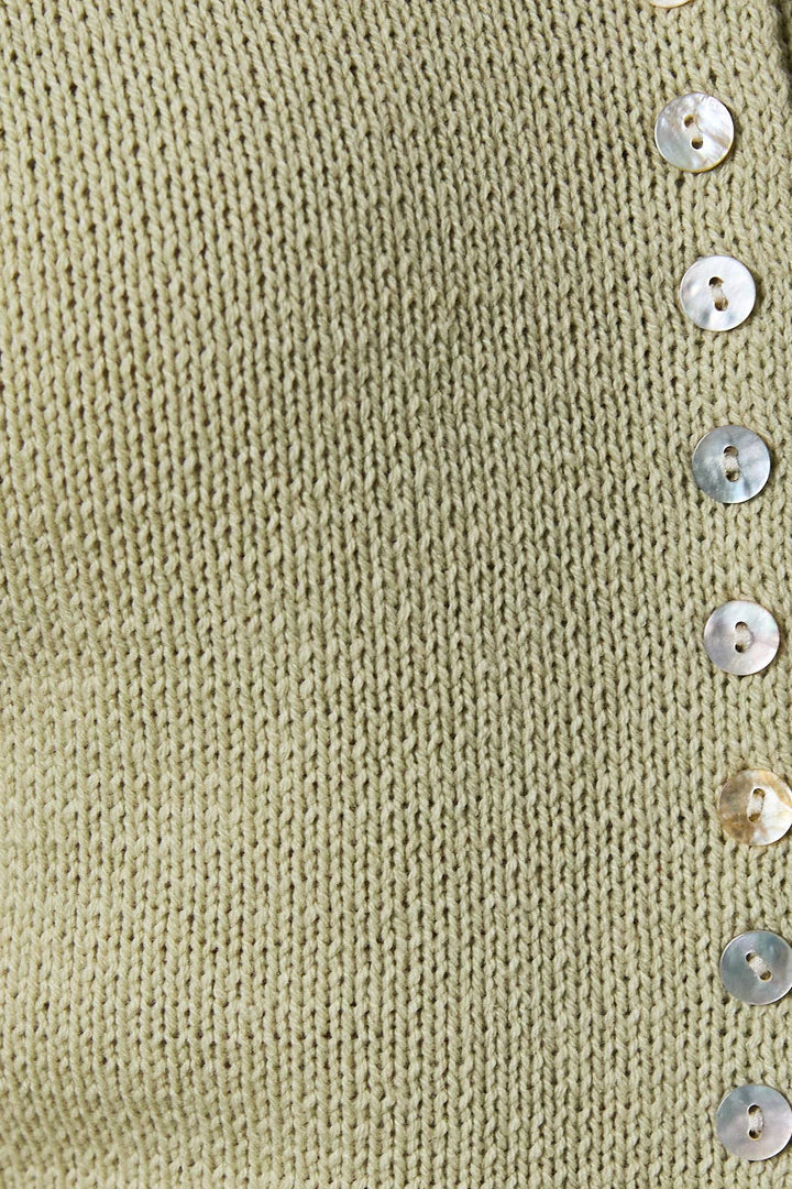Emery Button Down Sweater Top