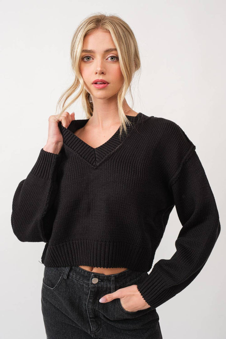 Nancy V Neck Sweater