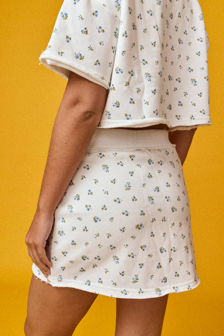 Floral Dreams Crop Top & Skorts Set