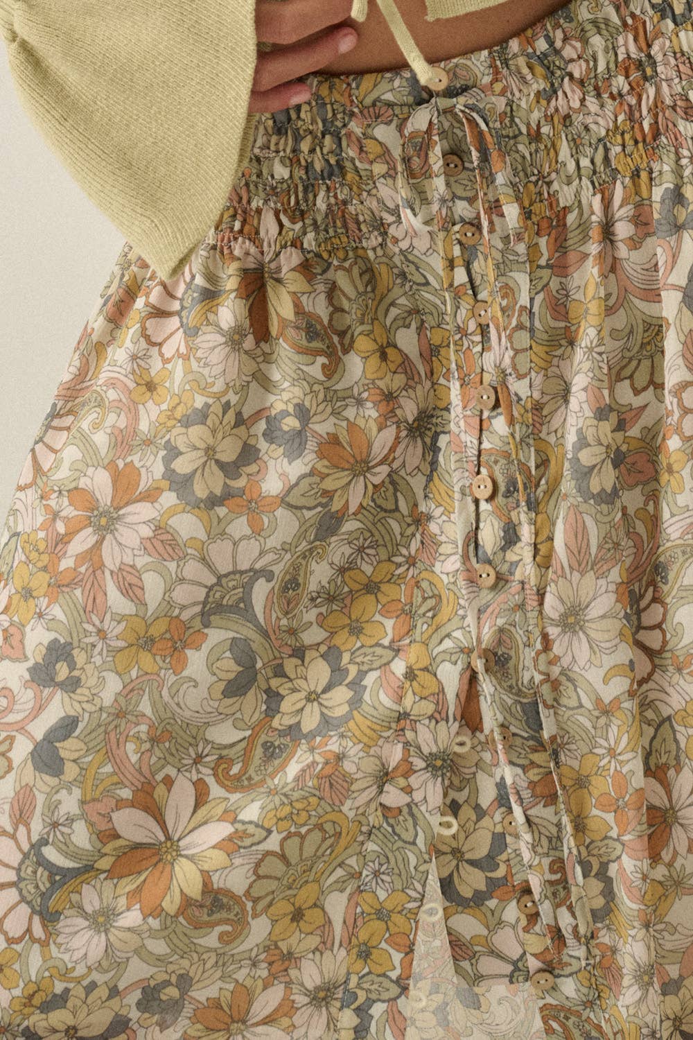 Flora Floral Maxi Skirt