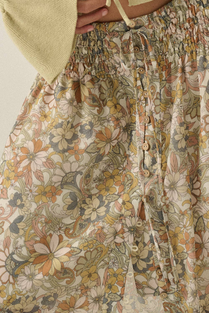 Flora Floral Maxi Skirt