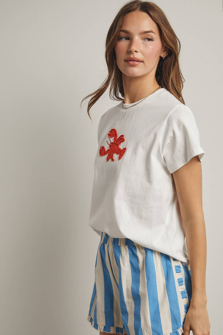 Nantucket Patch Lobster Tee