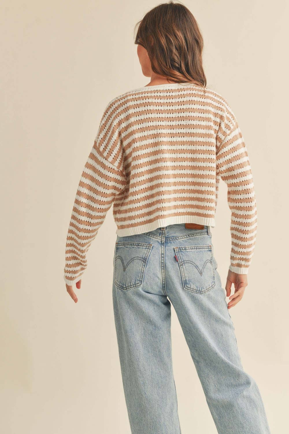 Sola Crochet Knit Cardigan