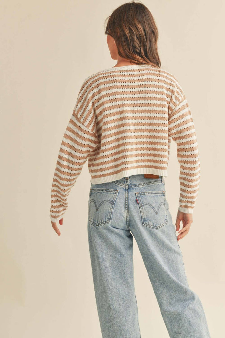 Sola Crochet Knit Cardigan
