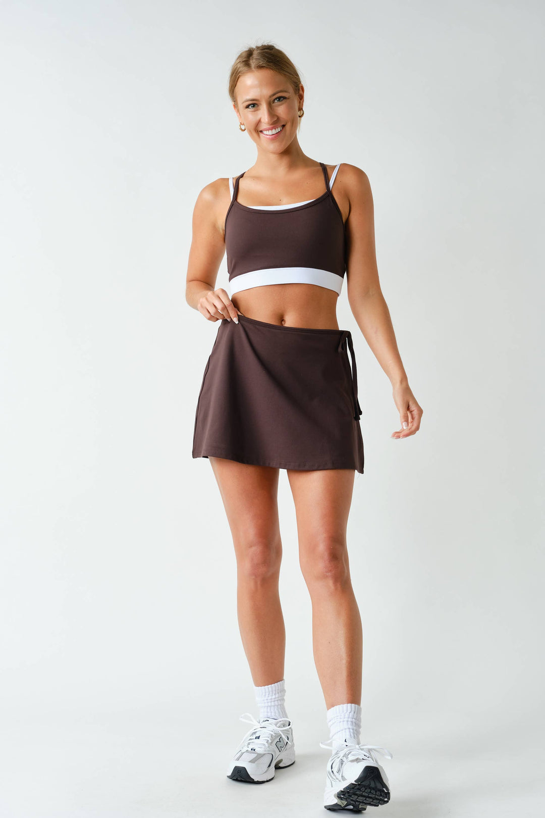 Everyday Contrast Double Strap Sports Bra