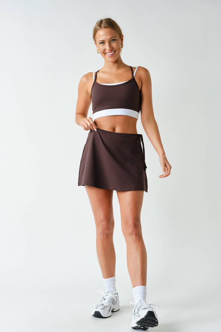 Everyday Contrast Double Strap Sports Bra