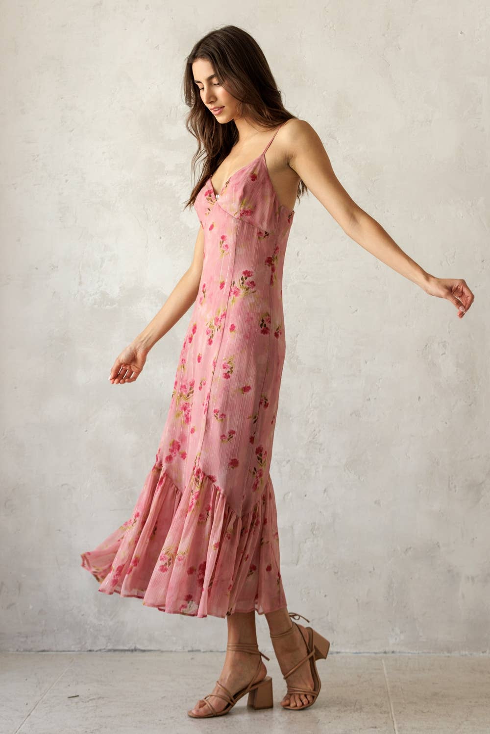 Rosalie Floral Midi Dress