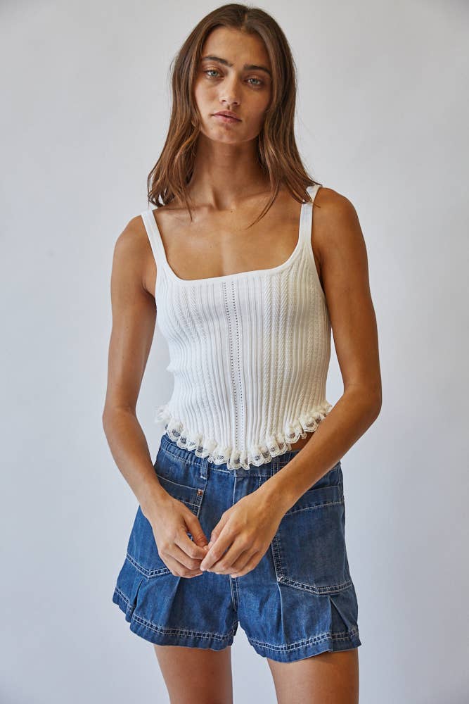 Chole Knit Corset Top