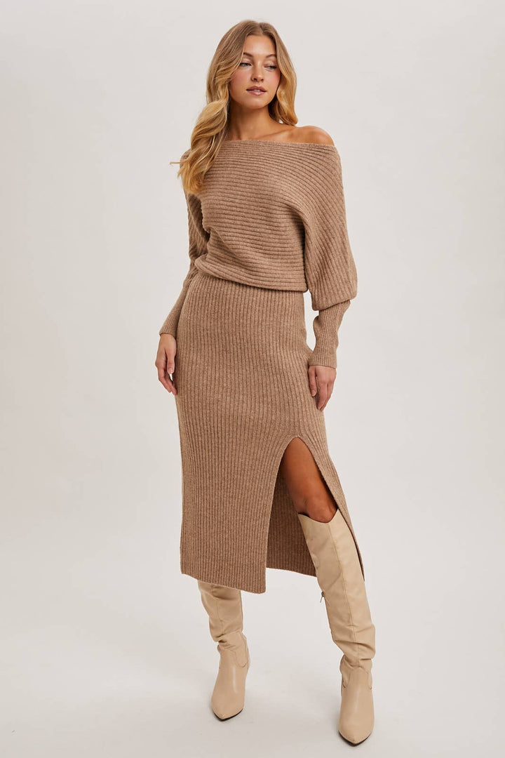 Aria One-Shoulder Midi