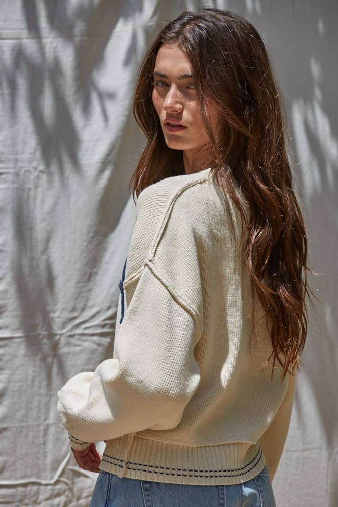 USA Knit Pullover Sweater
