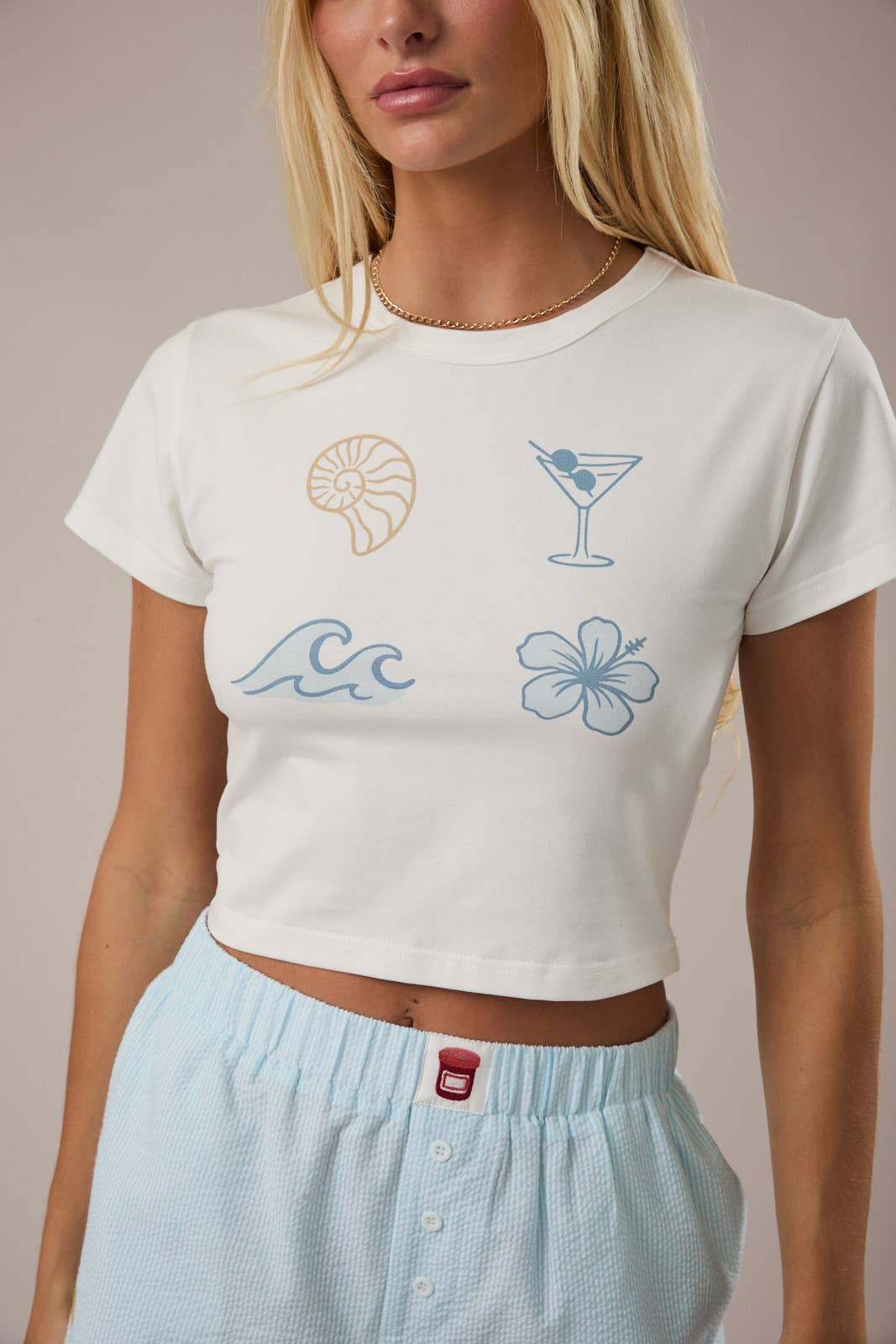 Coastal Graphic Baby Tee