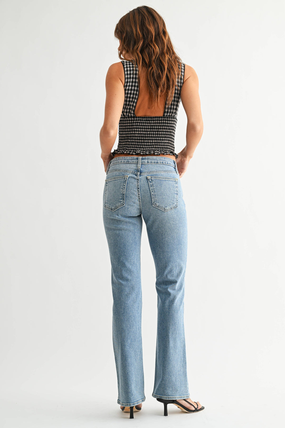 Just Black Low-Rise Vintage Bootcut