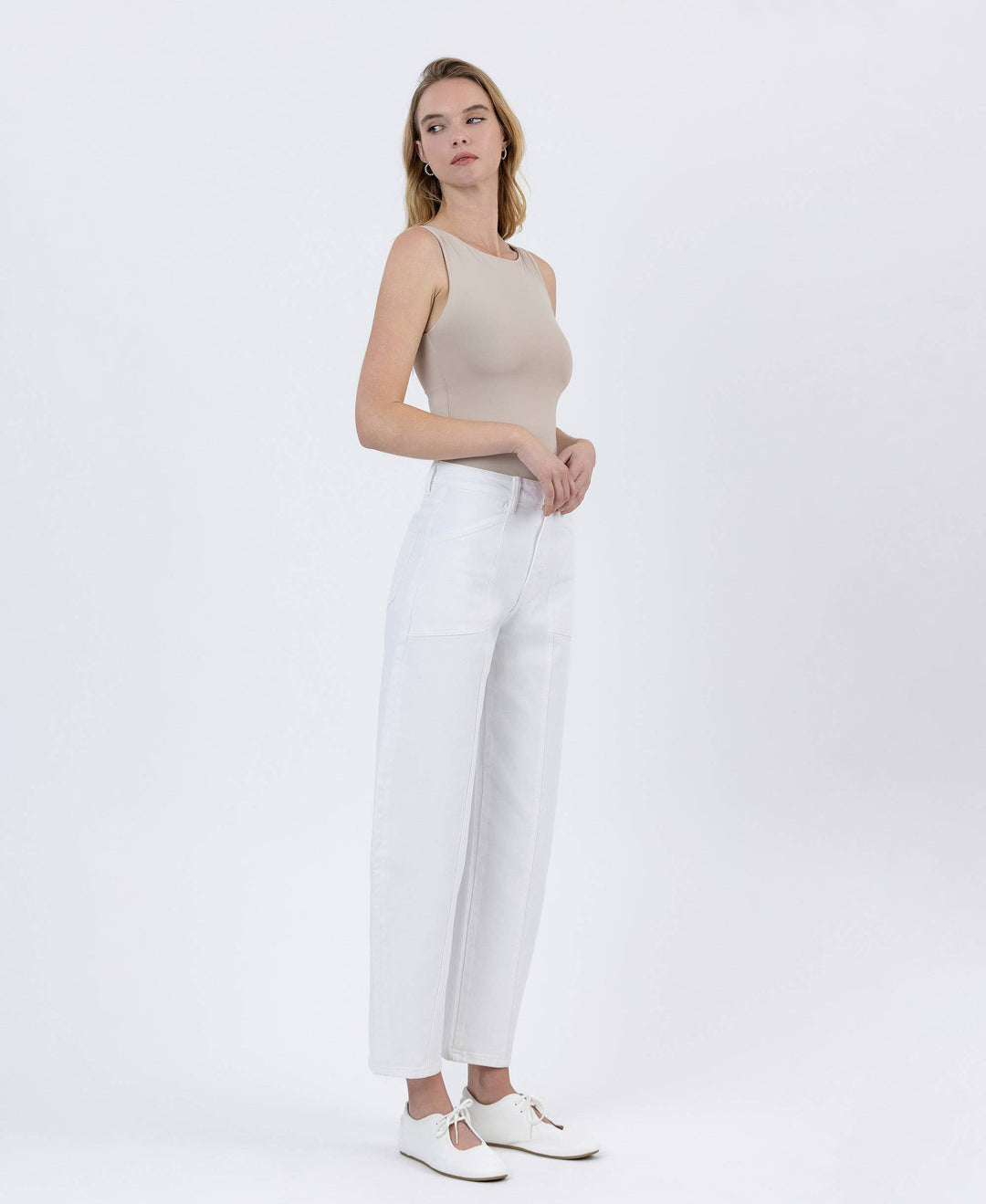 Flying Monkey High Rise Barrel Jeans