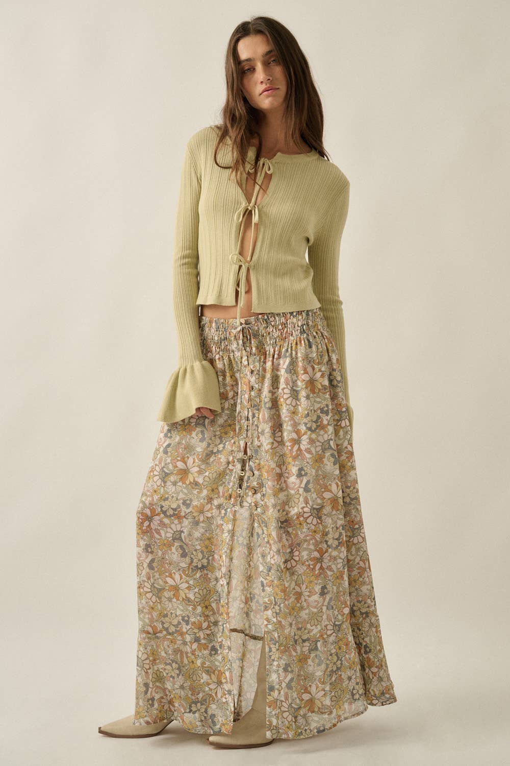 Flora Floral Maxi Skirt