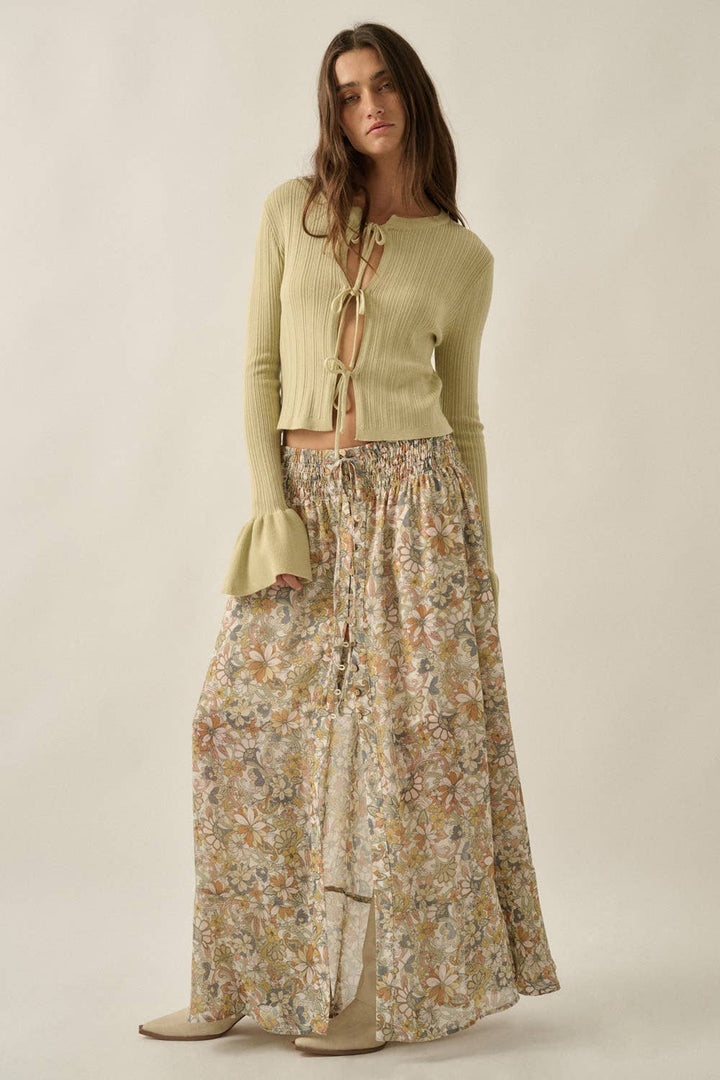 Flora Floral Maxi Skirt