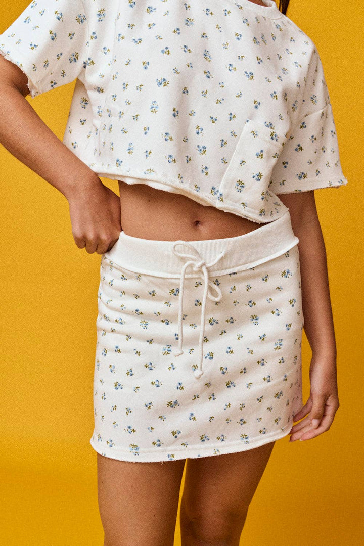 Floral Dreams Crop Top & Skorts Set