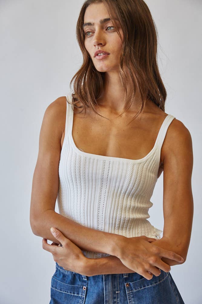 Chole Knit Corset Top