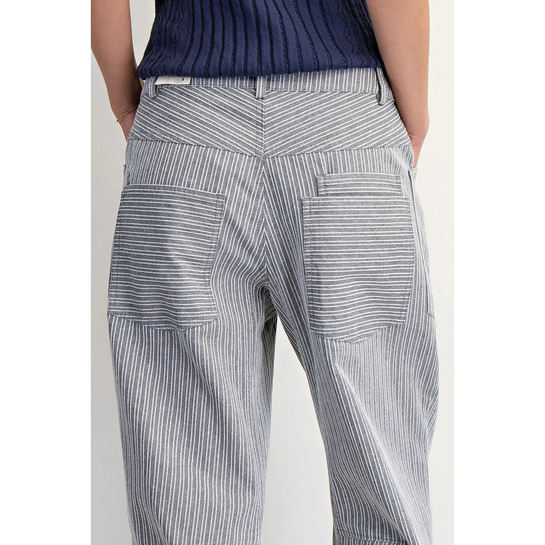 Arden Stripe Barrel Pants