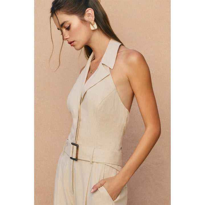 Bari Halter Neck Jumpsuit