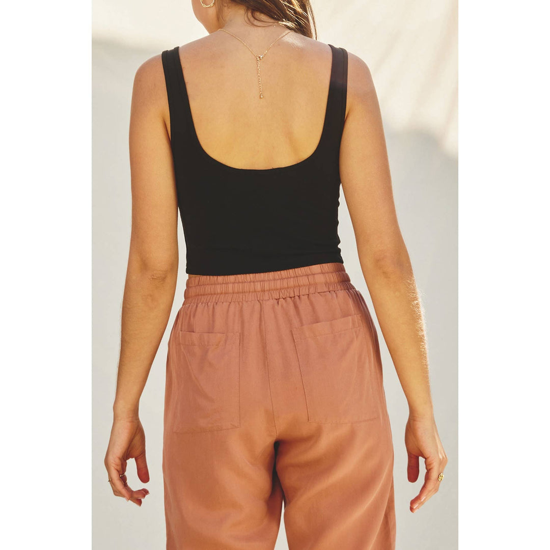 Double Scoop Tank Top