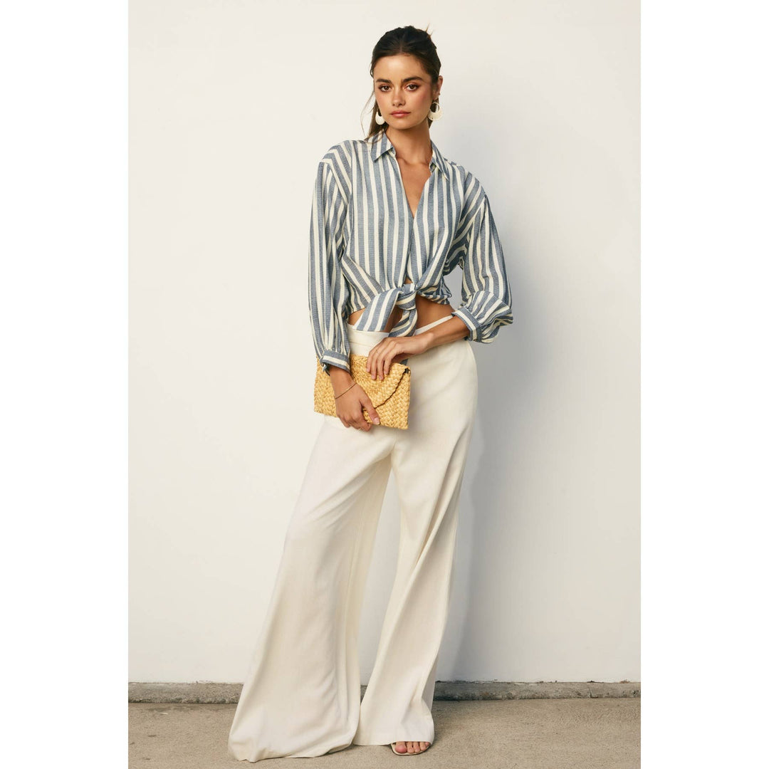 Hamptons Stripe Knot Front Shirt