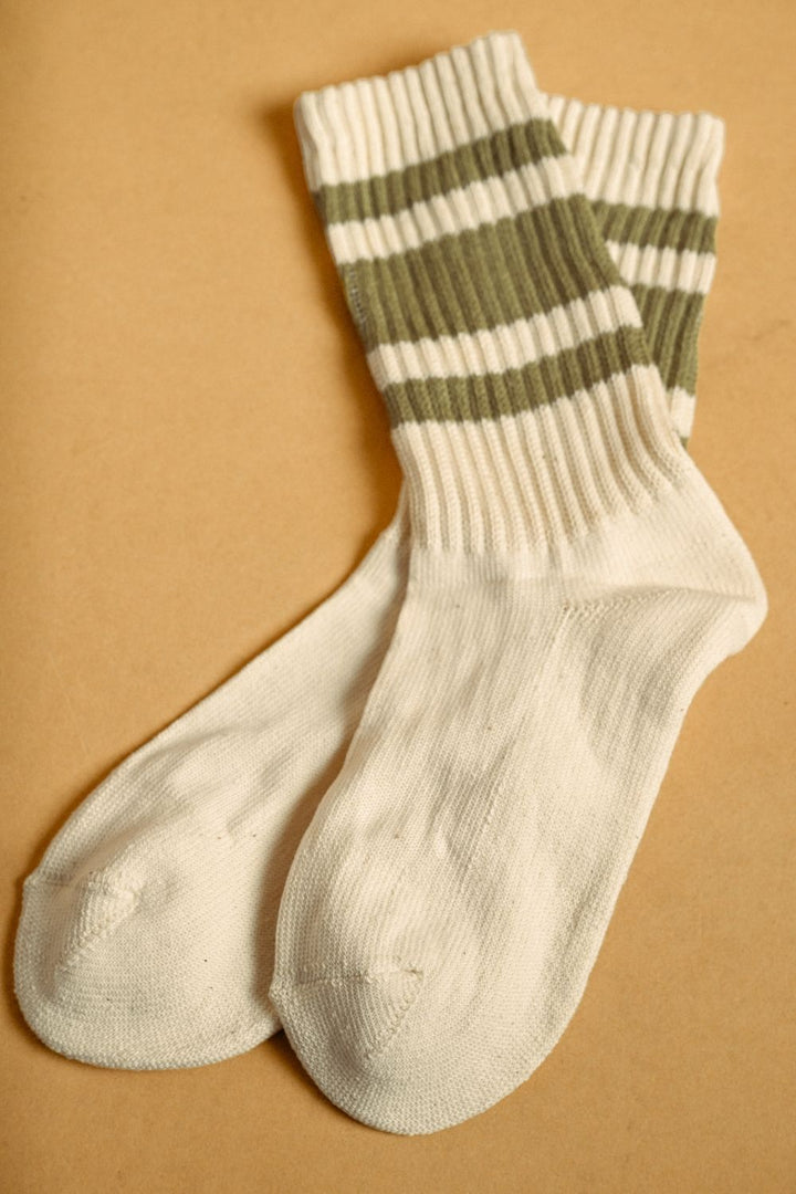 Retro Stripe Crew Sock
